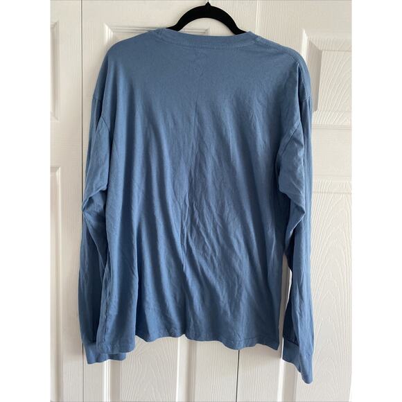 Vans Mens Large Blue Long‎ Sleeve Off The Wall Graphic Tee - Picture 5 of 6